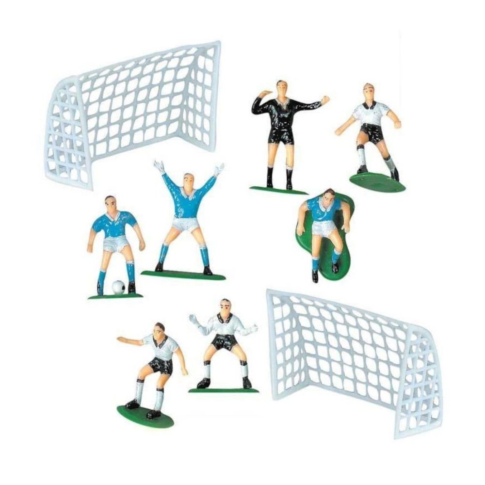 Figurki na tort - Modecor - Football, 9 elementów