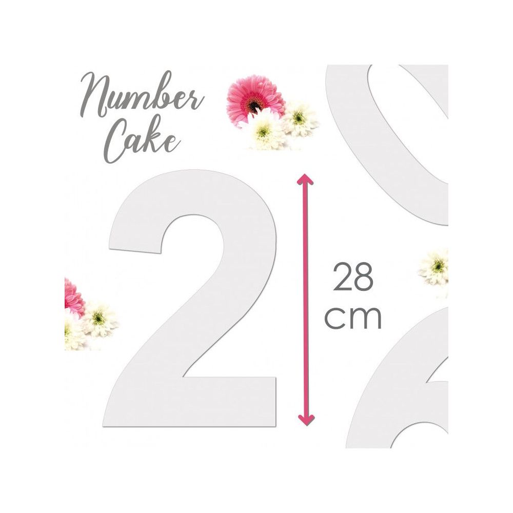 Cake kit - ScrapCooking - Numbers, 10 pcs.