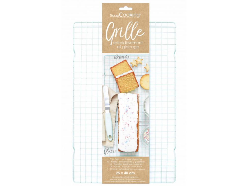Cooling and frosting grid - ScrapCooking - 25 x 40 cm