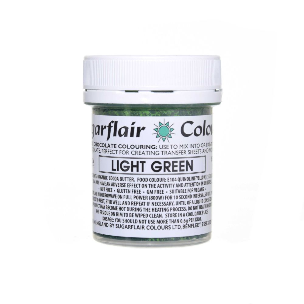 Chocolate dye - Sugarflair - Light Green, 35 g