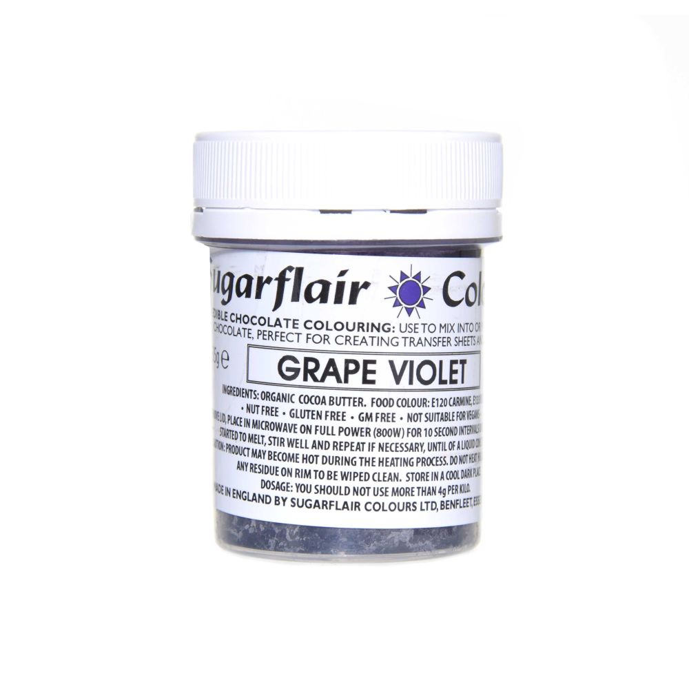 Barwnik do czekolady - Sugarflair - Grape Violet, 35 g