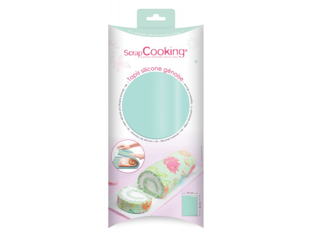 Forma silikonowa do pieczenia rolady - ScrapCooking - 27 x 36 cm