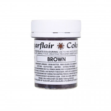 Chocolate dye - Sugarflair - Brown, 35 g