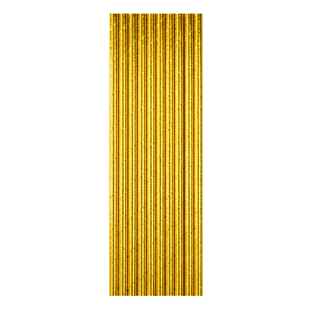 Słomki papierowe - złote, 19,5 cm, 10 szt.