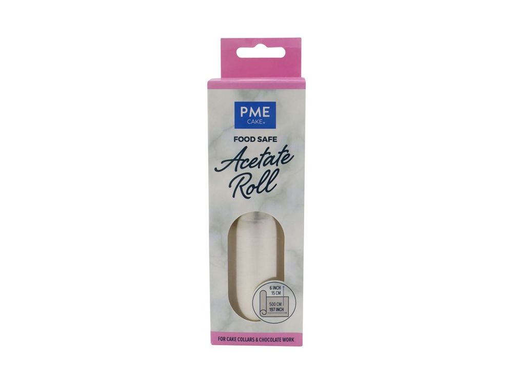 Food safe acetate roll - PME - 15 cm x 5 m