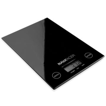 Kitchen scale, digital - Nava - black, up to 5 kg