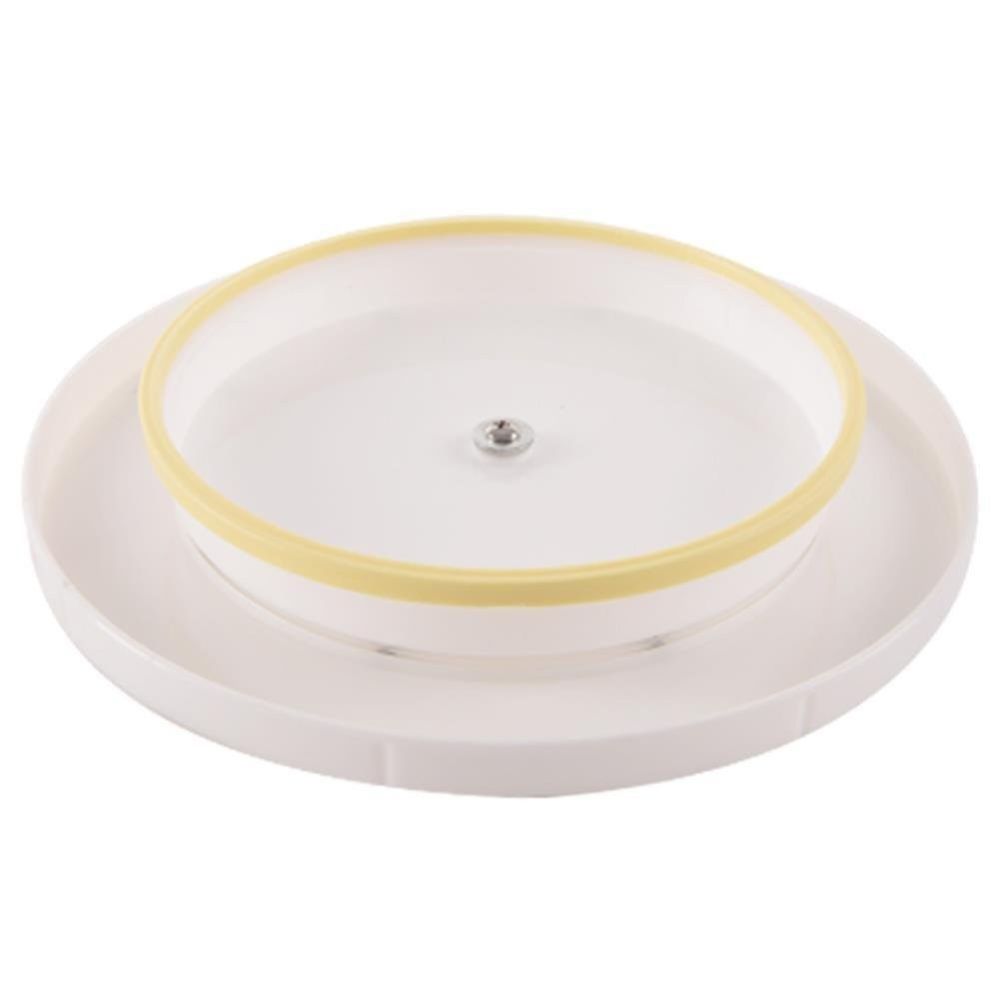 Rotating cake stand - Orion - white, 4 x 27 cm