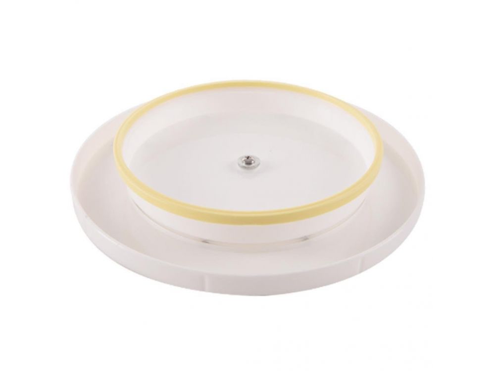 Rotating cake stand - Orion - white, 4 x 27 cm