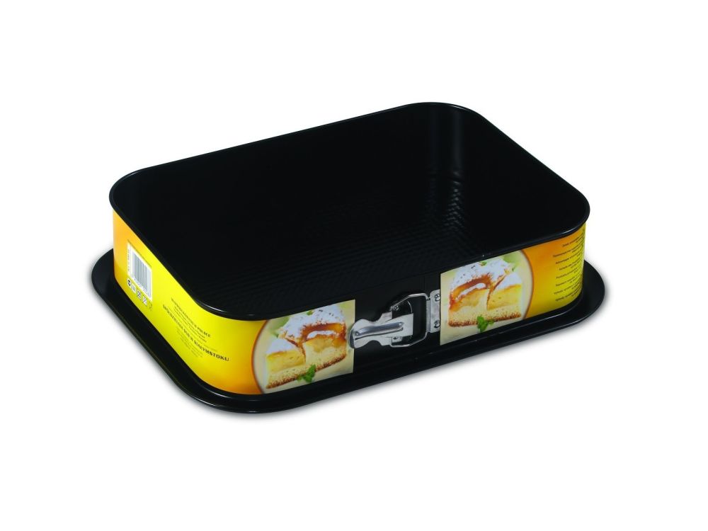 Tortownica prostokątna non-stick - SNB - zapinana, 34 x 24 cm