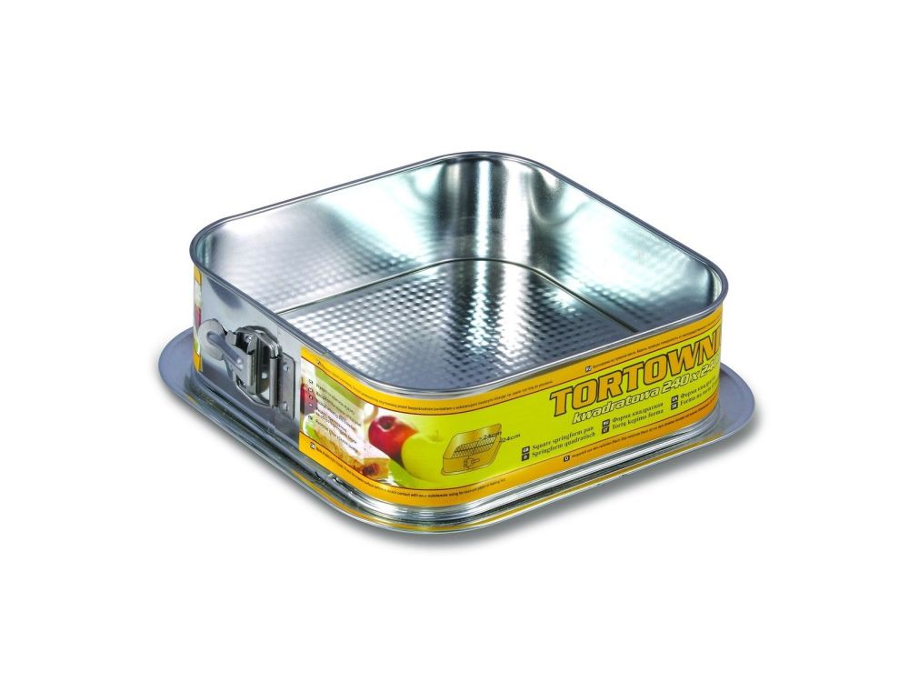 Tortownica kwadratowa - SNB - zapinana, 24 x 24 cm