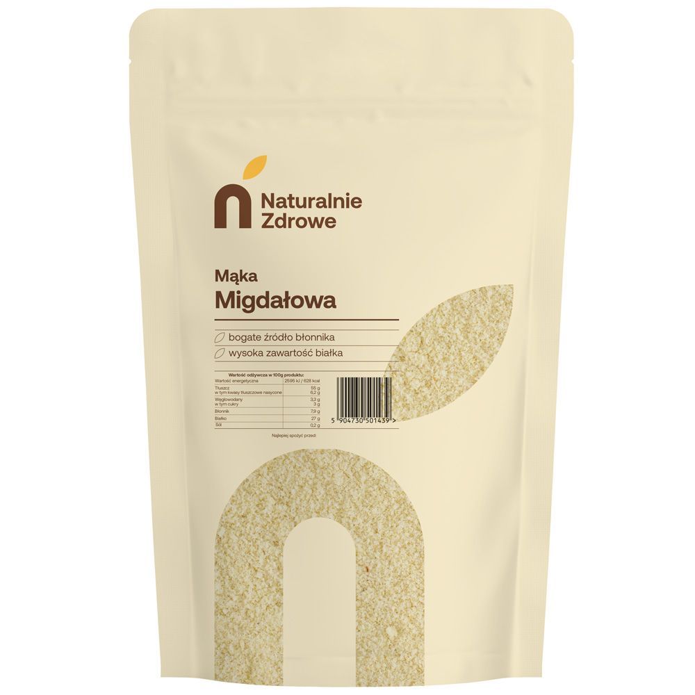 Mąka migdałowa - Naturalnie Zdrowe - 1 kg