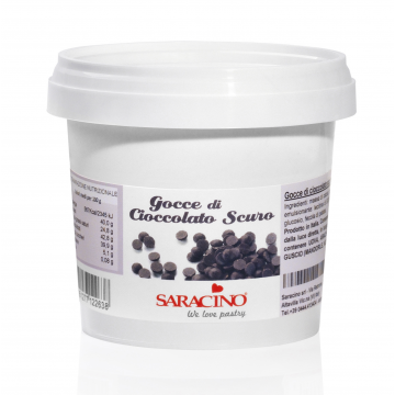 Pastylki czekoladowe - Saracino - ciemna czekolada, 250 g