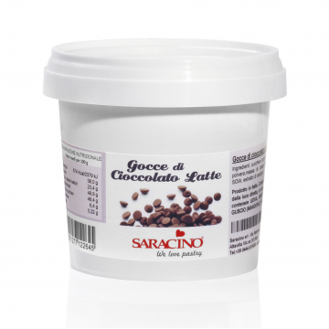 Chocolate pastilles - Saracino - milk chocolate, 250 g