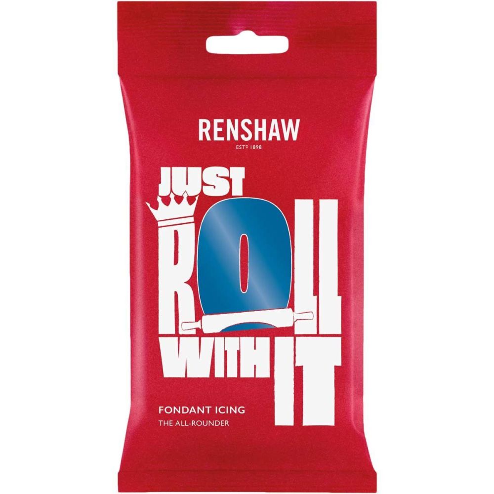 Sugar paste - Renshaw - atlantic blue, 250 g