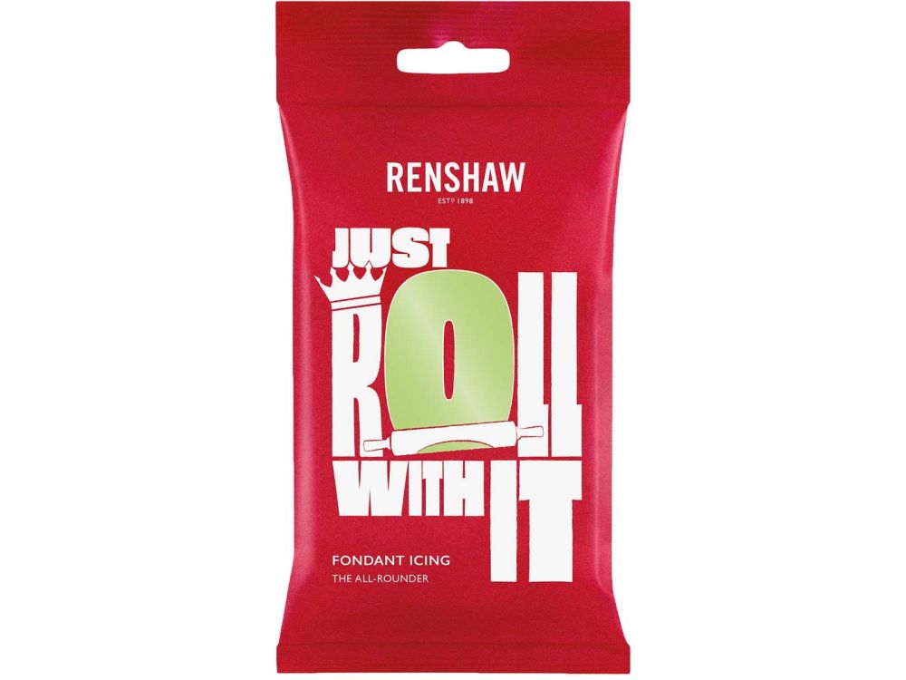 Masa cukrowa - Renshaw - Pastel Green, zielony pastelowy, 250 g