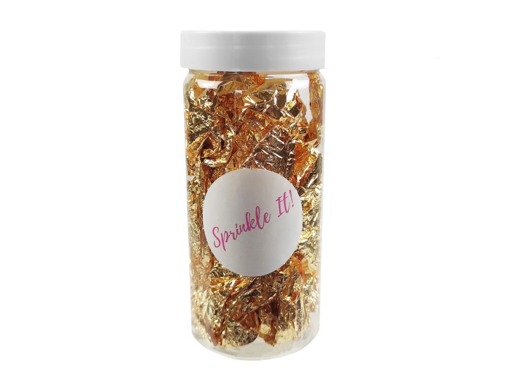 Decorative flakes - Sprinkle It! - gold, 2 g