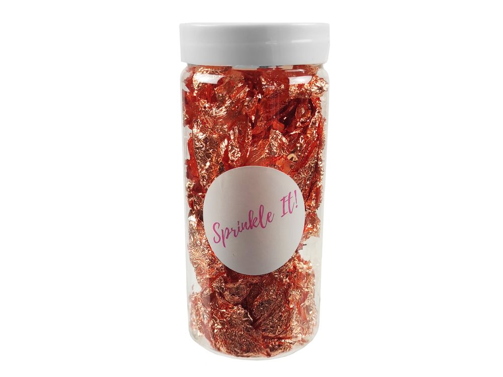 Decorative flakes - Sprinkle It! - rose gold, 2 g