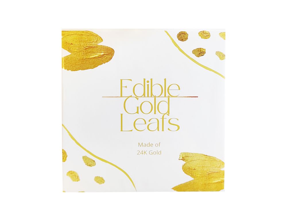 Edible gold, leaf - 9 x 9 cm