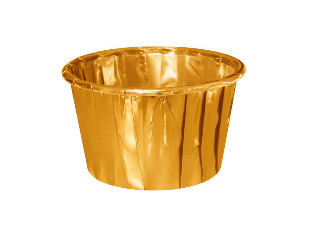 Muffin cases - gold, 50 x 40 mm, 50 pcs.