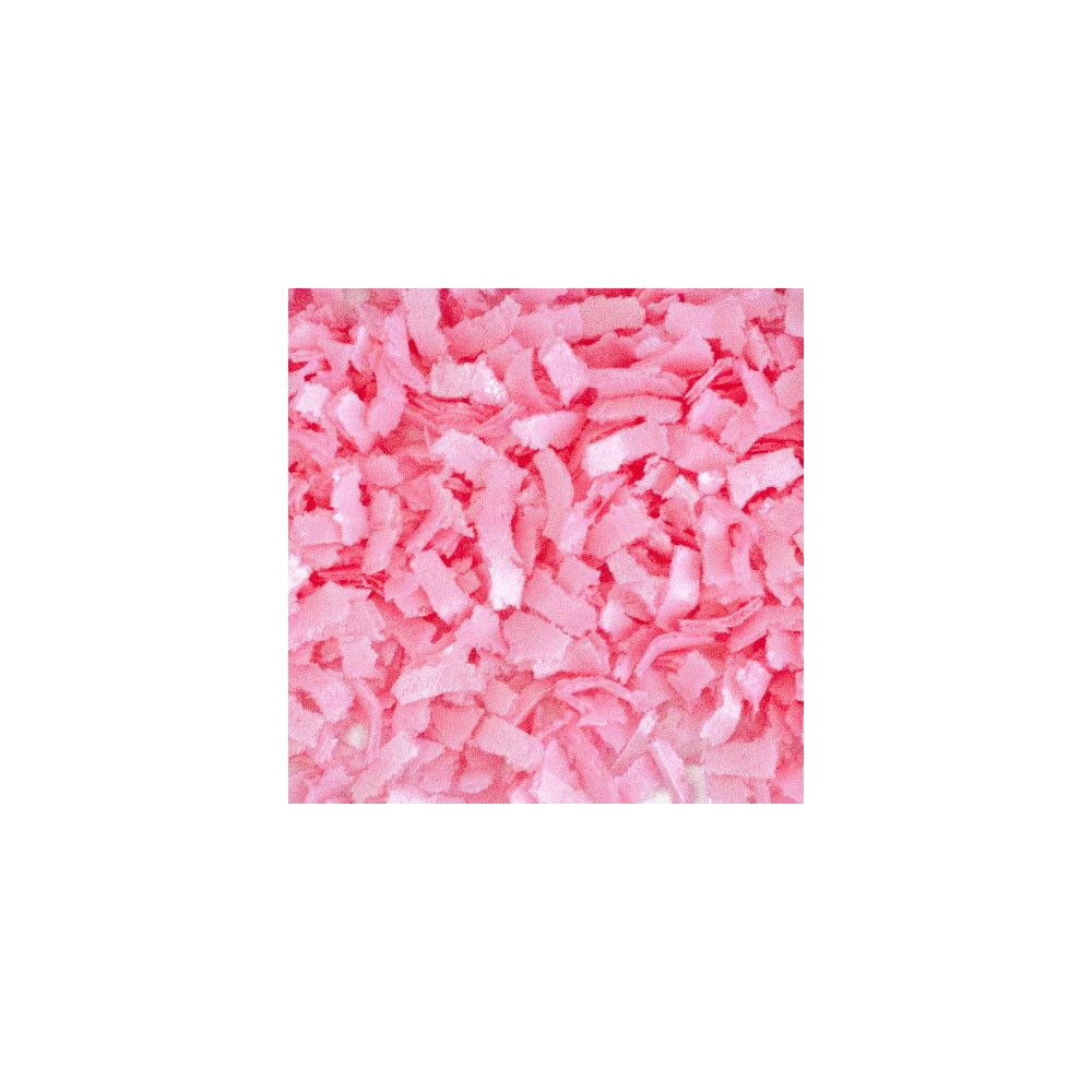 Shreded wafer paper - Rose Decor - pink, 100 g