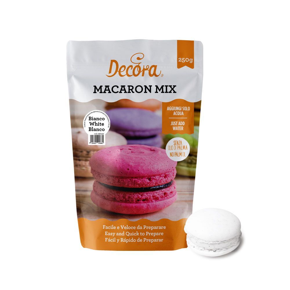 Macaron mix - Decora - white, 250 g