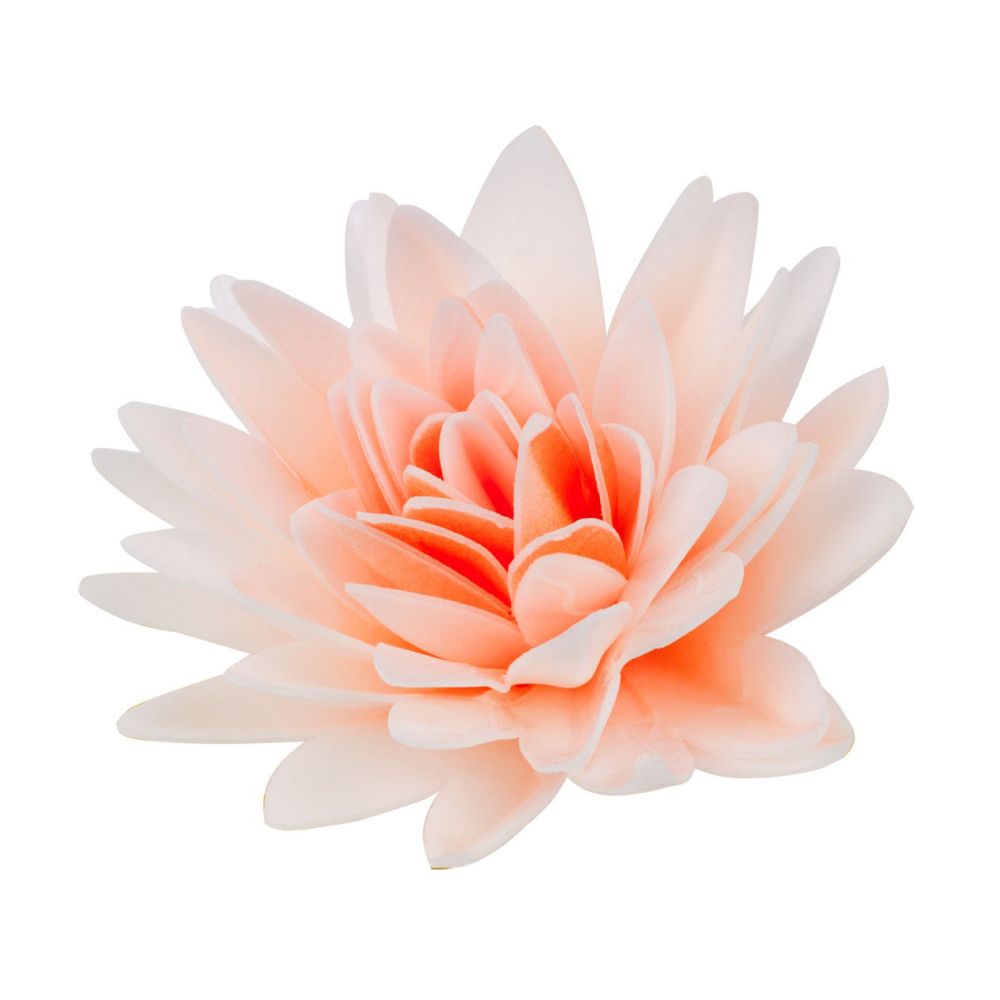 Peony aster wafer - Rose Decor - 3D, shaded salmon