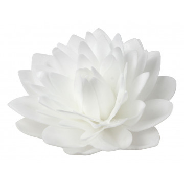 Dalia waflowa - Rose Decor -  3D, biała