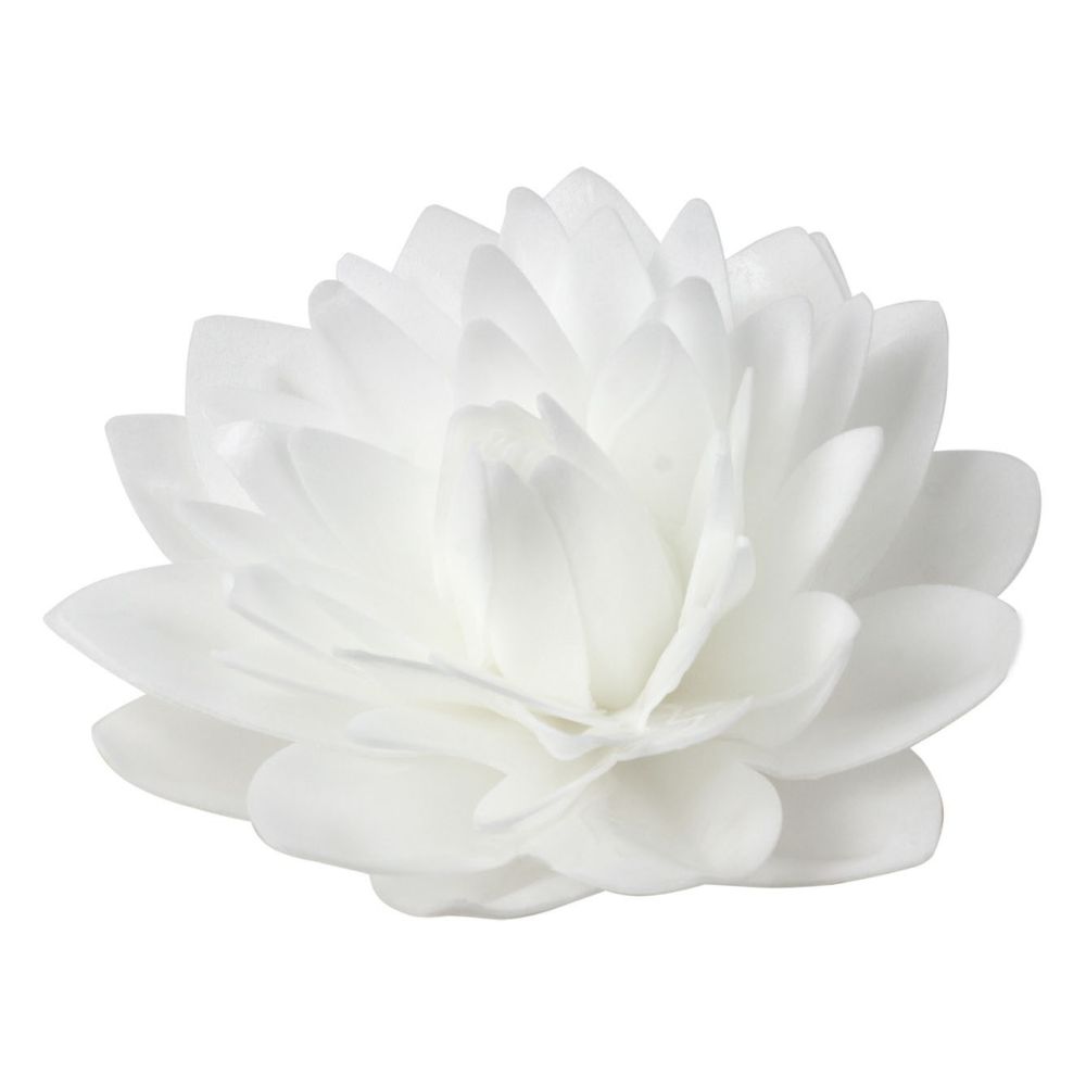 Wafer dahlia - Rose Decor - 3D, white