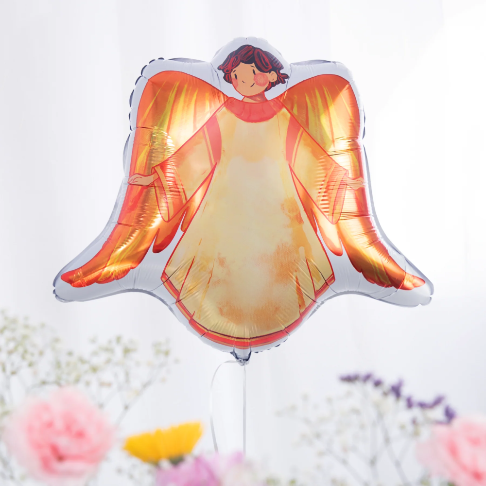 Balon foliowy - Aniołek, chłopiec, 70 cm
