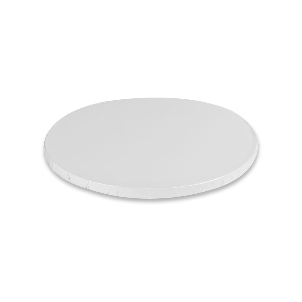 Podkład pod tort, okrągły - Modecor - gruby, biały, 30 cm