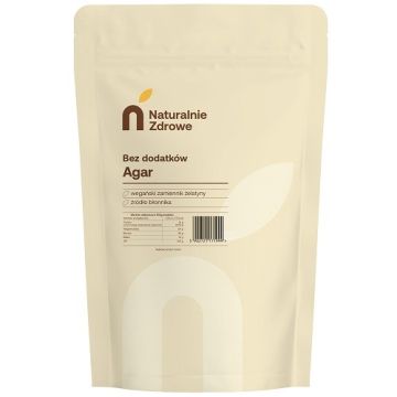 Agar, vegetable gelling agent - Naturalnie Zdrowe - 100 g