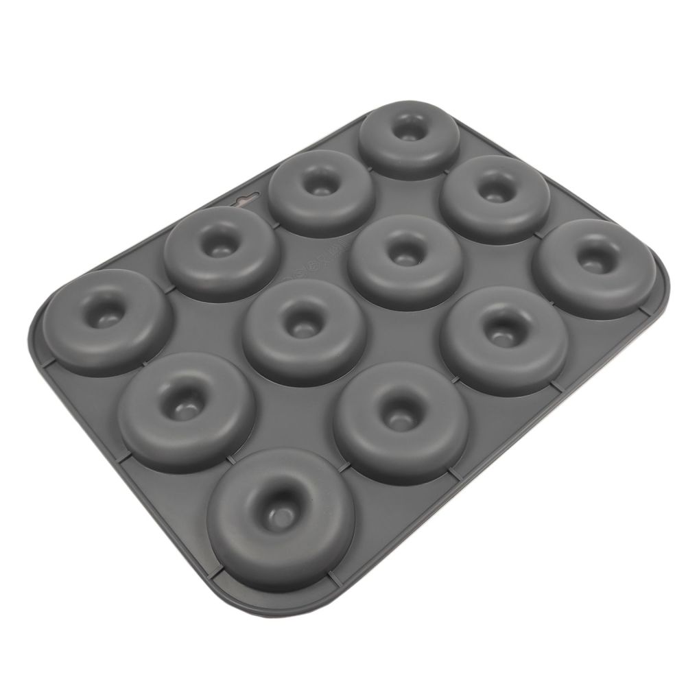 Silicone mold for donuts - 32,5 x 25 cm, 12 pcs.
