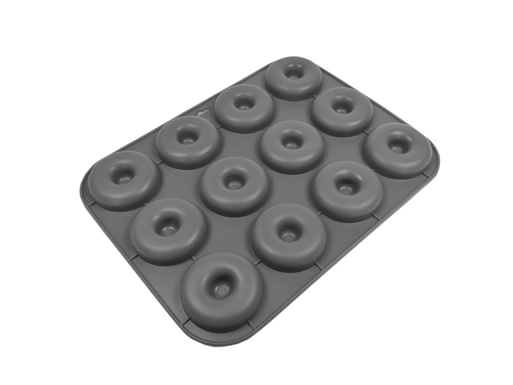 Forma silikonowa do donutów - 32,5 x 25 cm, 12 szt.