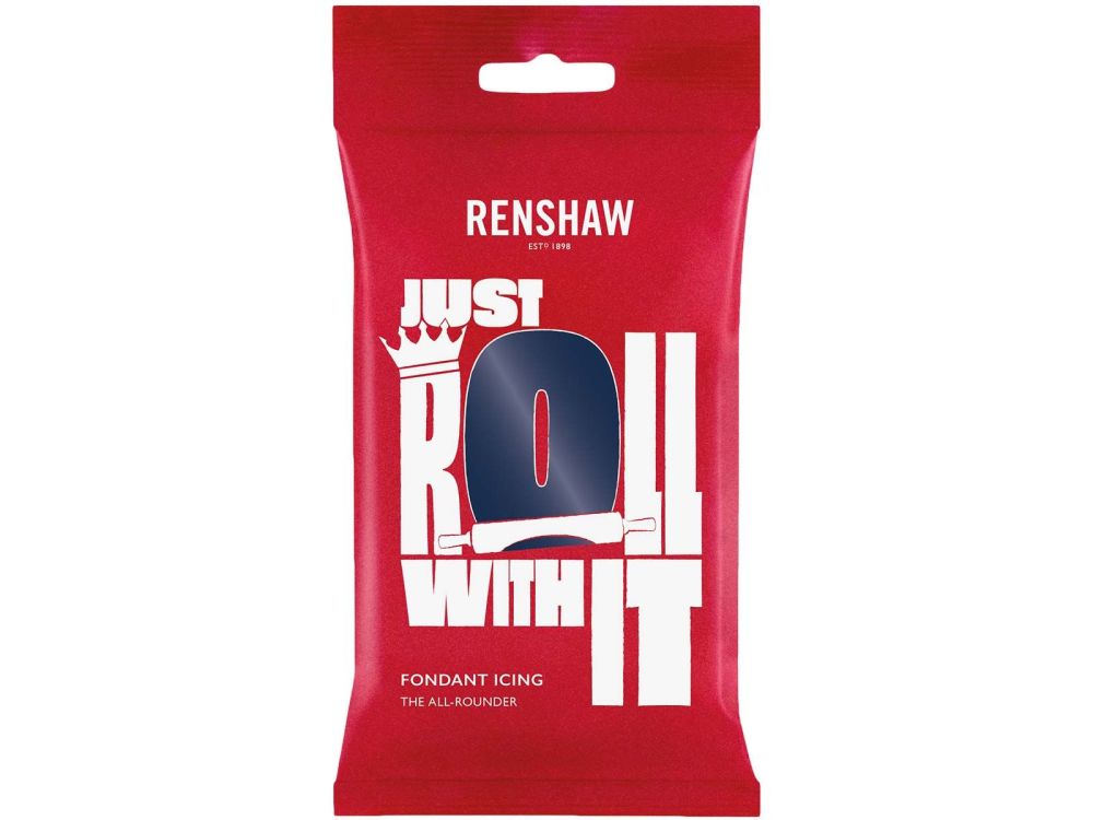 Sugar paste - Renshaw - navy blue, 250 g