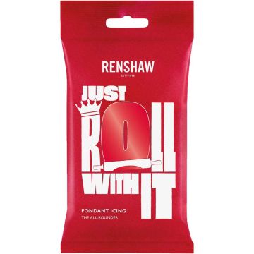 Sugar mass - Renshaw - poppy red, 250 g