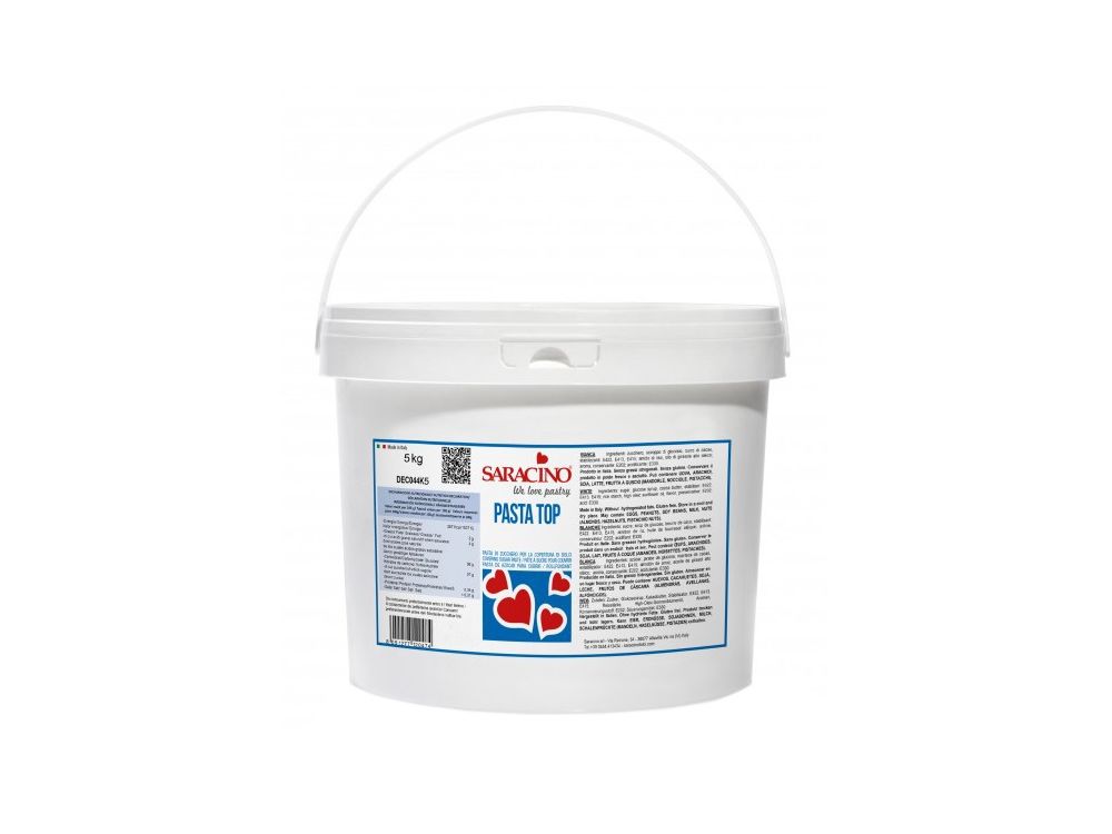 Masa cukrowa do obkładania - Saracino - biała, 5 kg