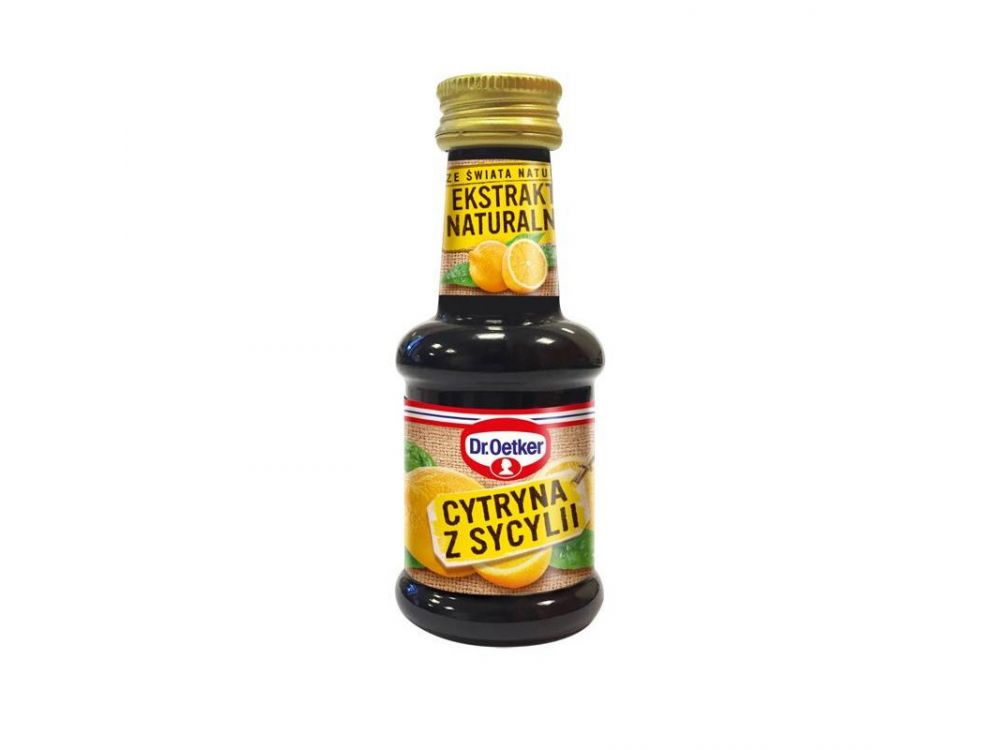 Natural extract - Dr. Oetker - lemon from sicily, 30 ml