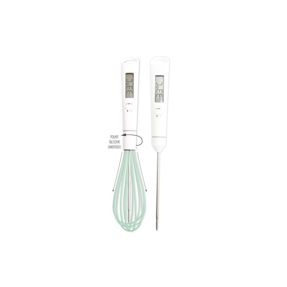 Silicone whisk with thermometer - ScrapCooking - 32 cm