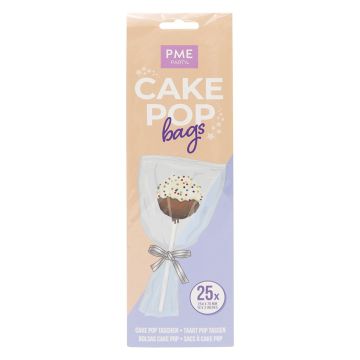 Torebki na słodycze - PME - Cake Pops, 25 szt.