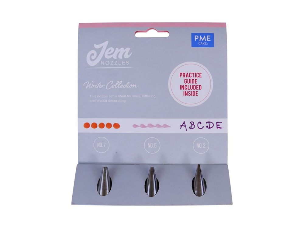 Zestaw tylek cukierniczych - JEM - Writer Collection, 3 szt.