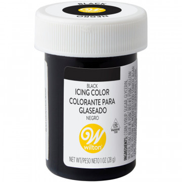 Food coloring gel - Wilton - black, 28 g