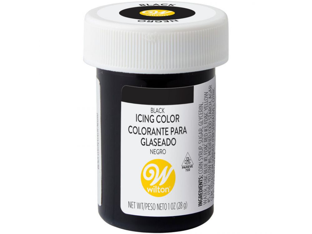 Food coloring gel - Wilton - black, 28 g