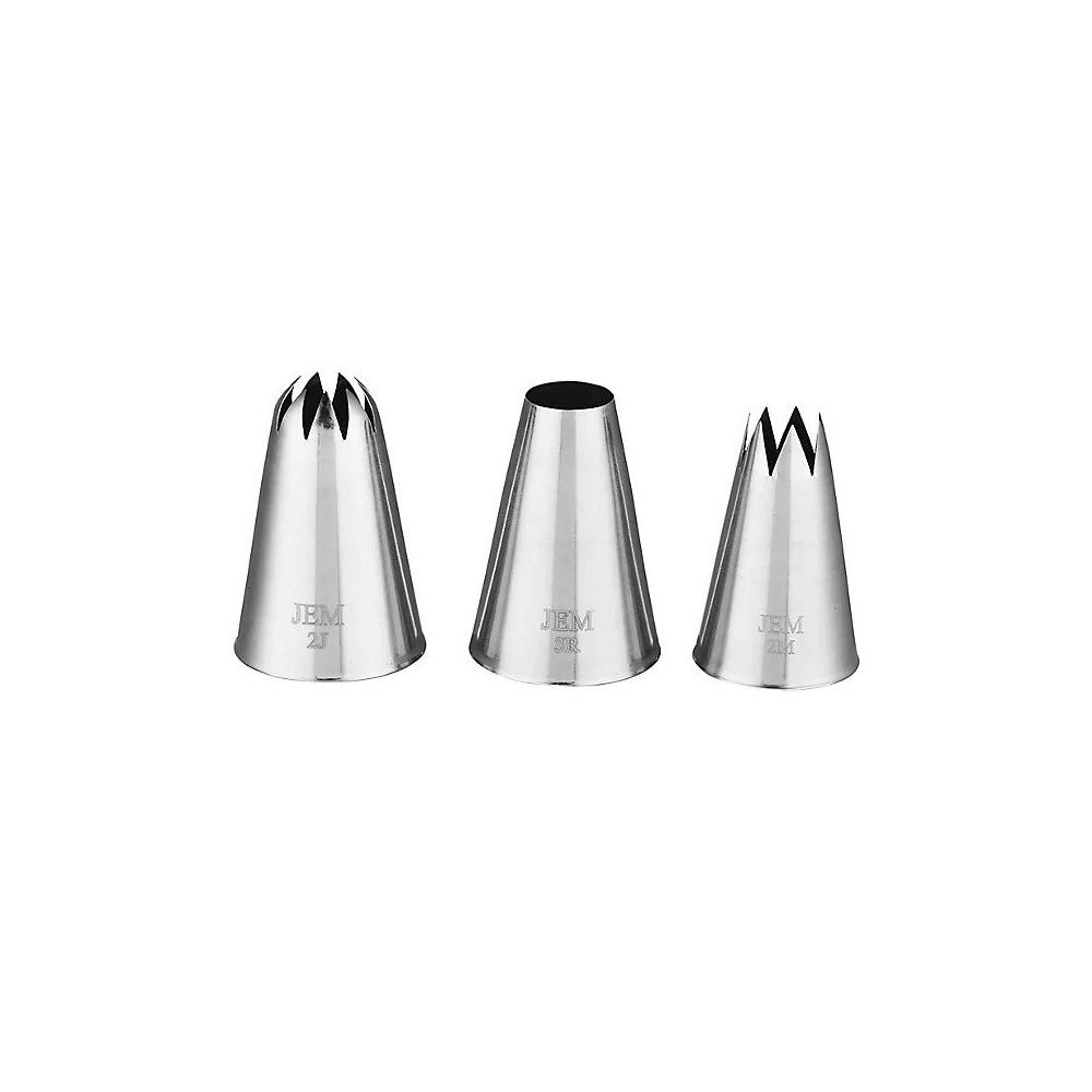 Set of decorative tips - PME - Large Cupcakes Collection, 3 pcs.