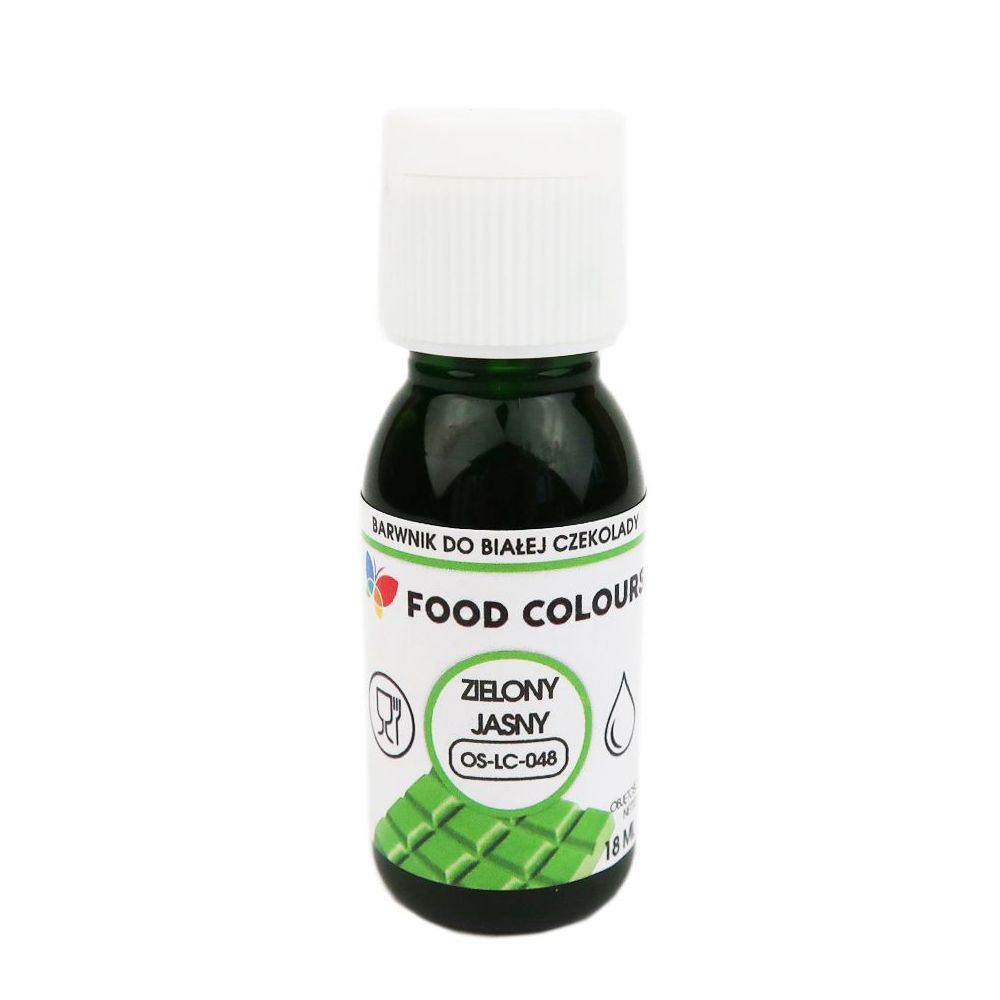 Food coloring for white chocolate - Food Colors - light green, 18 ml