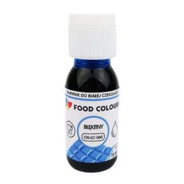 Barwnik spożywczy do białej czekolady - Food Colours - błękitny, 18 ml