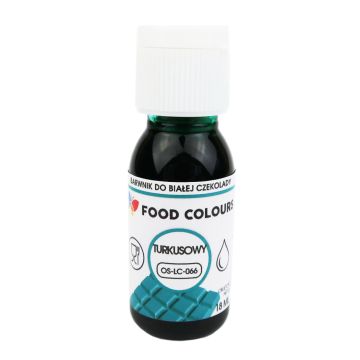 Food coloring for white chocolate - Food Colors - turquoise, 18 ml