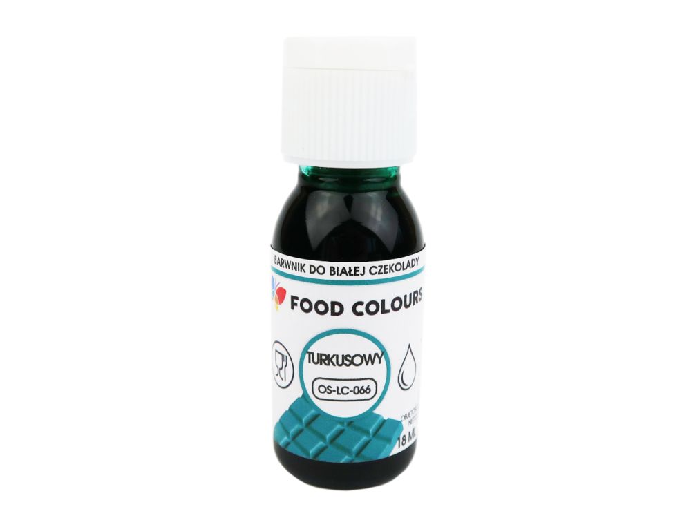 Food coloring for white chocolate - Food Colors - turquoise, 18 ml