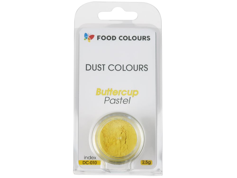 Barwnik pudrowy, pastelowy - Food Colours - Buttercup, 2,5 g