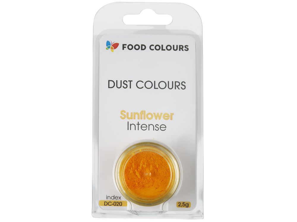 Dust colours, intense - Food Colors - Sunflower, 2.5 g