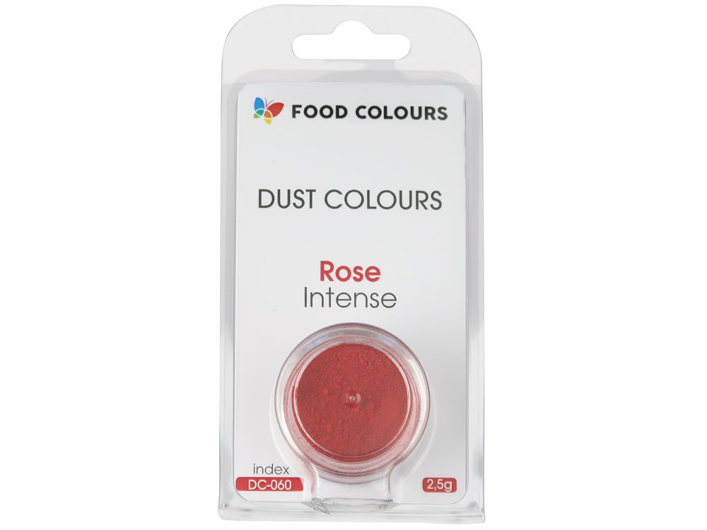 Dust colours, intense - Food Colors - Rose, 2.5 g